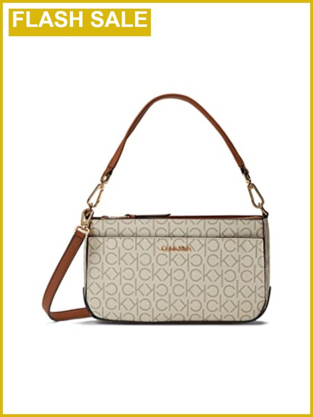 Calvin Klein Lucy Triple Compartment Shoulder Bag - PVC